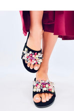 Load image into Gallery viewer, Suede Decorated Flip Flops