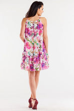 Load image into Gallery viewer, Summer Chiffon Mini Dress | Flared Ruffled Bottom