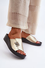 Load image into Gallery viewer, Natural Leather Sandal Flip Flops