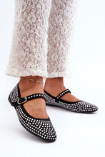 Load image into Gallery viewer, Eco-Friendly Ballet Flats | Rhinestones