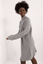 Load image into Gallery viewer, Turtle Neck Knit Midi Dress