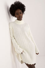 Load image into Gallery viewer, Turtle Neck Knit Midi Dress