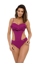 Load image into Gallery viewer, Modern Ruffle One Piece Swimsuit