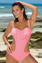 Load image into Gallery viewer, Modern Ruffle One Piece Swimsuit