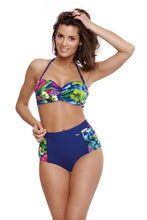 Load image into Gallery viewer, High Waist Bikini Swimsuit | Flower Print