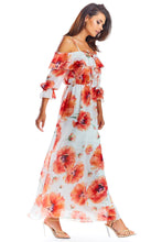Load image into Gallery viewer, Spanish Style Floral Maxi Dress