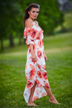 Load image into Gallery viewer, Spanish Style Floral Maxi Dress
