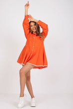 Load image into Gallery viewer, Buttoned Emery Dress | Decorative Ribbon Trim