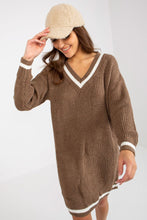 Load image into Gallery viewer, Casual Long Sleeve Knit Sweater Dress