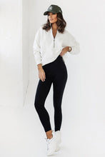 Load image into Gallery viewer, Sporty Oversize Half Zip Sweatshirt