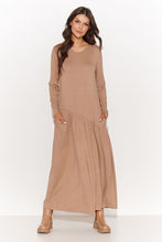 Load image into Gallery viewer, Lightweight Knit Maxi Dress