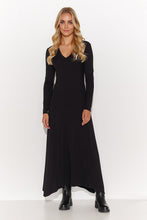 Load image into Gallery viewer, Maxi Dress | V Neck Long Sleeve