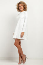 Load image into Gallery viewer, Sweatshirt Knit Mini Dress | Trapezoidal Cut