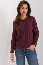 Load image into Gallery viewer, Cardigan Sweater | Round Neckline Button Up Sweater