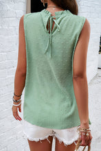 Load image into Gallery viewer, Womens Tank Top | Swiss Dot Round Neck Tank | top