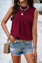 Load image into Gallery viewer, Womens Tank Top | Swiss Dot Round Neck Tank | top