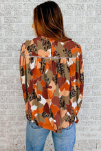 Load image into Gallery viewer, Abstract Printed Long Sleeve Blouse | Tops/Blouses & Shirts