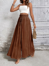 Load image into Gallery viewer, Wide Leg Pants | Tied High Waist Wide Leg Pants