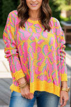 Load image into Gallery viewer, Sweater | Contrast Long Sleeve Sweater