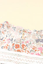 Load image into Gallery viewer, Multicolor Floral Print Wide Ruffle Sleeves Blouse | Tops/Blouses & Shirts