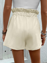Load image into Gallery viewer, High Waist Shorts | Paperbag Shorts with Pockets