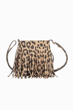 Load image into Gallery viewer, Leather Fringe Sling Cross Body Bag