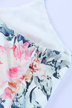 Load image into Gallery viewer, White Floral Spaghetti Straps Wide Leg Jumpsuit | Bottoms/Jumpsuits & Rompers