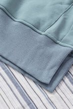 Load image into Gallery viewer, Blue Kangaroo Pocket Oversized Hoodie with Slits | Tops/Sweatshirts & Hoodies