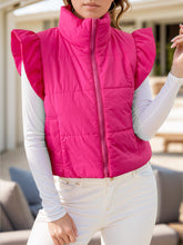 Load image into Gallery viewer, Pink Cap Sleeve Jacket Vest