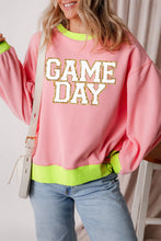 Load image into Gallery viewer, GAME DAY Sweatshirt | Letter Graphic Long Sleeves