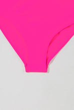 Load image into Gallery viewer, Rose Red Crisscross Straps Tie Back Flared One Piece Swimsuit | Swimwear/Swim Dresses