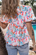 Load image into Gallery viewer, Sky Blue Parisian Avenue Babydoll Top | Tops/Blouses & Shirts