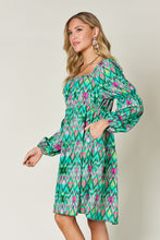 Load image into Gallery viewer, Womens Dress | Double Take Full Size Printed Long Sleeve Dress | Dresses/Floral Dresses