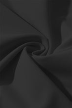 Load image into Gallery viewer, Black Deep V Neck Crossover Backless Ruched High Cut Monokini | Swimwear/One Piece Swimsuit