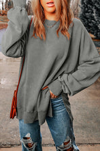 Load image into Gallery viewer, Womens Long Sleeve Blouse | Dropped Shoulder Round Neck Blouse | Tops/Sweatshirts & Hoodies