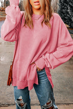 Load image into Gallery viewer, Womens Long Sleeve Blouse | Dropped Shoulder Round Neck Blouse | Tops/Sweatshirts & Hoodies