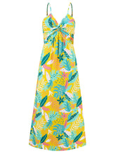Load image into Gallery viewer, Womens Cami Dress | Twisted Printed V-Neck Cami Dress | maxi dress
