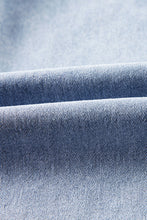 Load image into Gallery viewer, Beau Blue Acid Wash Contrast Edge Pocketed Cropped Jeans | Bottoms/Jeans