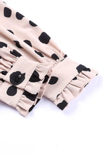 Load image into Gallery viewer, Pink Button Frill Cuffs Oversize Puff Sleeve Blouse | Tops/Blouses & Shirts