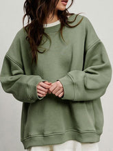 Load image into Gallery viewer, Oversize Round Neck Sweatshirt | Dropped Shoulder
