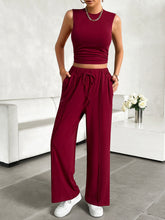 Load image into Gallery viewer, Activewear Set | Mock Neck Top and Drawstring Pants Set