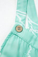 Load image into Gallery viewer, Moonlight Jade Printed Bib Wide Leg Overalls | Bottoms/Jumpsuits & Rompers