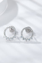 Load image into Gallery viewer, Moissanite Earrings-Moissanite Platinum-Plated Earrings | moissanite earrings