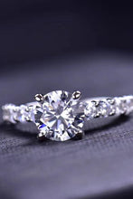 Load image into Gallery viewer, Moissanite Ring-2 Carat 4-Prong Moissanite Ring | moissanite ring