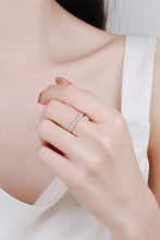 Load image into Gallery viewer, Moissanite Rings-Eye-Catching 925 Sterling Silver Moissanite Ring | moissanite ring