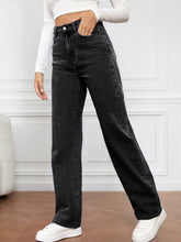 Load image into Gallery viewer, Blue Jeans-High Waist Straight Blue Jeans for Women | Blue Jeans