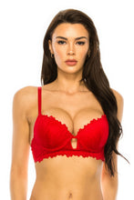 Load image into Gallery viewer, Womens Lingerie Bra-Perfect Coverage Lace Trim Bra