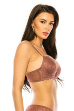 Load image into Gallery viewer, Womens Lingerie Bra-Full Coverage Lace Trim Bra