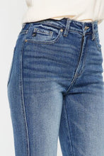 Load image into Gallery viewer, Blue Jeans-Kancan Cat's Whiskers High Waist Flare Blue Jeans | Blue Jeans
