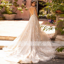 Load image into Gallery viewer, Lace Wedding Dress- Backless A Line Wedding Dress | Wedding Dresses